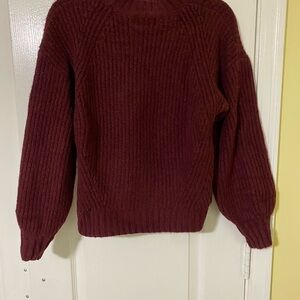 Women's Burgundy Sweater